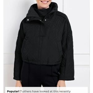 Talbots Black Quilted Puffer Jacket